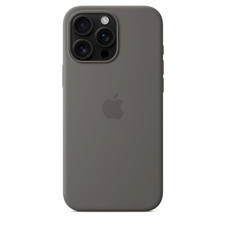 Чехол Apple MagSafe Silicone Case для iPhone 16 Pro Max Каменно-серый (Stone Gray)