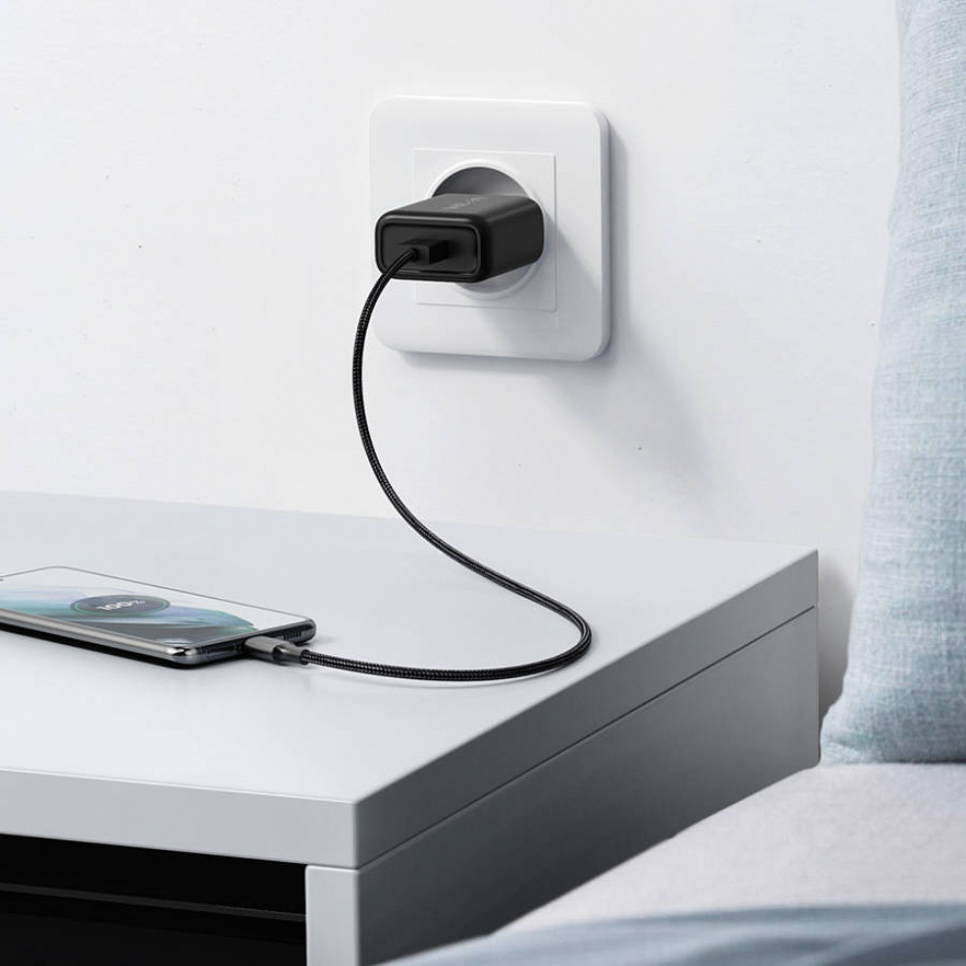 Сетевое зарядное устройство UGREEN CD122 USB-A QC3.0 18W Charger чёрное (70273)