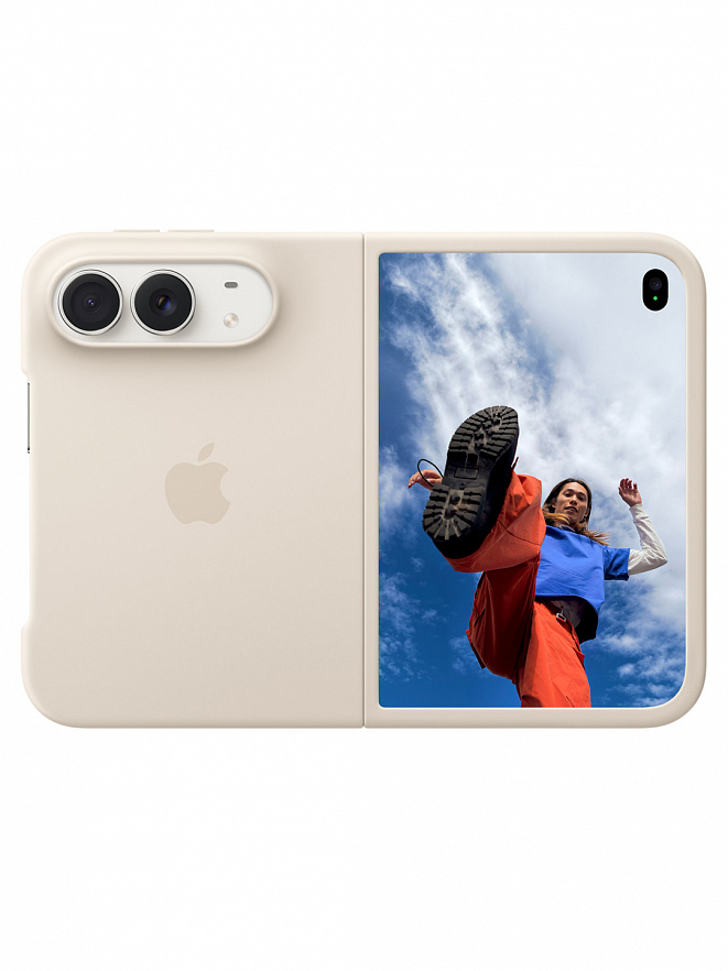 Чехол для iPhone Duo бежевый