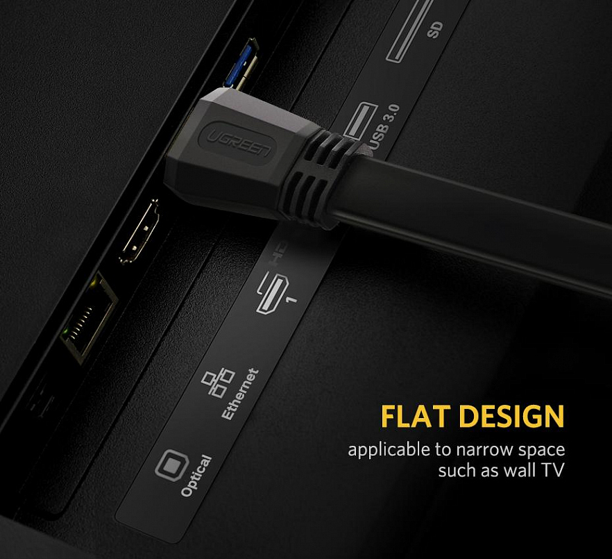 Кабель Ugreen ED015 (70159) 4K HDMI - 2 метра