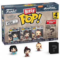 Фигурка Funko Bitty POP! Avatar The Last Airbender Azula+Ty Lee+Zuko+Mystery (1 of 4) 4PK 73057