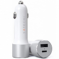 Автомобильное зарядное устройство Satechi 72W Type-C PD Car Charger белое (ST-TCPDCCS)