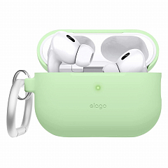 Чехол Elago Silicone Hang case для AirPods Pro 2 (2022) Пастельный зелёный (Pastel Green)