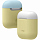 Чехол Elago Silicone Duo Case для AirPods жёлтый (белая/голубая Pastel Blue крышки)