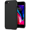 Чехол Spigen Liquid Crystal для iPhone 8/7 чёрный матовый (054CS22204)