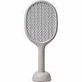 Электрическая мухобойка Solove Electric Mosquito Swatter P1 RU Серая с режимом электрической ловушки и поддержкой зарядки через подставку