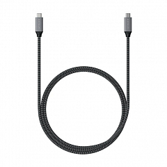 Кабель Satechi USB TypeC-to-C Cable 80 см поддерживает зарядку 100Вт