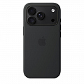 Чехол Silicone для iPhone 18 Pro с MagSafe черный