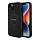Чехол Guess PU Saffiano with metal logo Hard для iPhone 15 Black (MagSafe)
