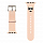 Ремешок Lagerfeld Silicone Choupette head Pink для Apple Watch 41/40/38 мм розовый