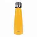 Термобутылка KissKissFish smart vacuum bottle желтая