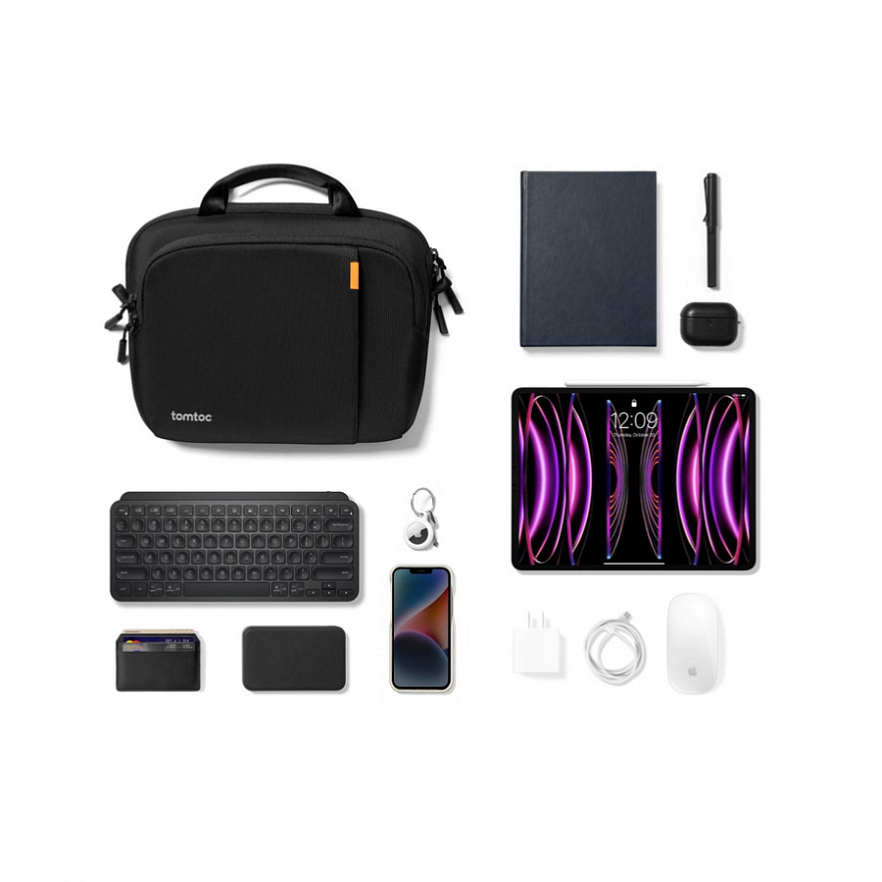 Сумка Tomtoc Tablet Defender-B30 Tablet Shoulder Bag для планшетов 12.9" черная