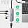 Мульти Хаб Ugreen CM136 (70495) USB-C Multifunction Adapter Серый космос