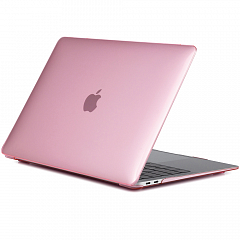 Чехол Crystal Case для MacBook Air 13" (2018-2021) розовое золото
