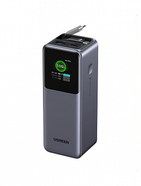 Павербанк UGREEN PB726 (95670B) 165W - 20000mAh с кабелем