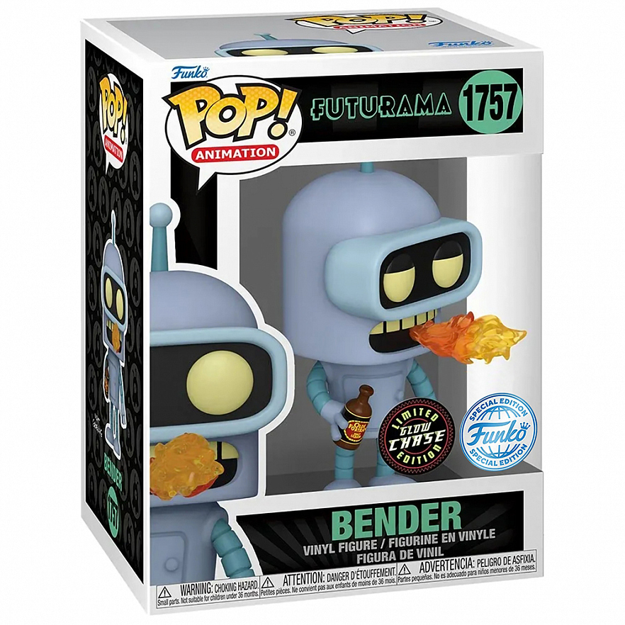 Фигурка Funko POP! Animation Futurama S4 Bender w/(GW) Chase (1757) 81941