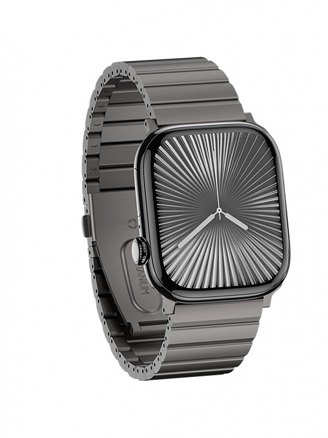 Ремень Benks для Apple Watch 44-49mm Titanium