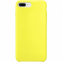 Силиконовый чехол YablukCase для iPhone 7 Plus / 8 Plus жёлтый (Flash)