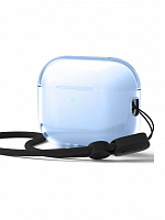 Чехол Elago Clear Strap Case для AirPods Pro 3 голубой