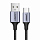 Кабель Ugreen US288 USB-A 2.0 to USB-C Cable Nickel Plating Aluminum Nylon Braid (0,5 метра) чёрный / серый космос (60125)