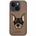 Чехол Santa Barbara Polo & Racquet Club Curtis для iPhone 15 коричневый