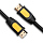 Кабель Ugreen HD101 (10129) HDMI Male To Male Round Cable (2 метра) жёлтый-чёрный