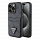 Чехол Guess PU 4G Double cardslot Triangle metal logo Hard для iPhone 15 Pro Max Black