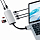 Мульти хаб Satechi Type-C Dual Multimedia Adapter серебристый (ST-TCDMMAS)