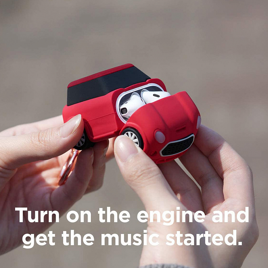 Чехол Elago Mini Car для AirPods красный