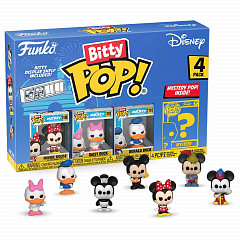 Фигурки Funko Bitty POP! Disney S2 Minnie Mouse+Daisy Duck+Donald Duck+Mystery (1 of 4) 4PK 71320