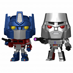 Фигурка Funko POP! Retro Toys Transformers 40 Years Optimus Prime & Megatron (MT) (Exc) 2шт 