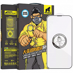 Защитное стекло BlueO Large arc Anti-Dust Anti-Static для iPhone 15 Pro Black (3D-эффектом и защитной сеткой)
