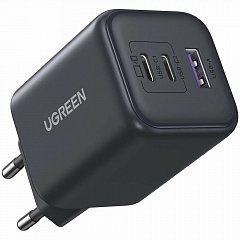 Сетевое зарядное устройство UGREEN X527 (65156B) 45W GaN Fast Charger EU серое