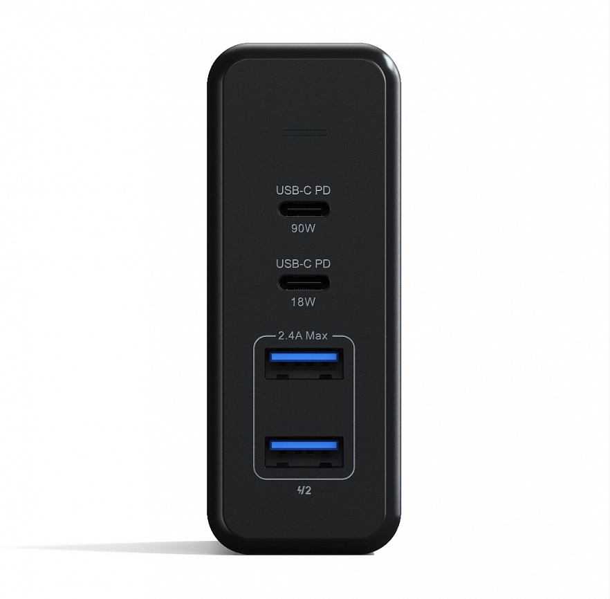 Сетевое зарядное устройство Satechi 108W Pro USB-C PD серый космос (ST-TC108WM)
