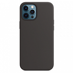 Силиконовый чехол YablukCase Silicone Case для iPhone 12 Pro Max темно серый