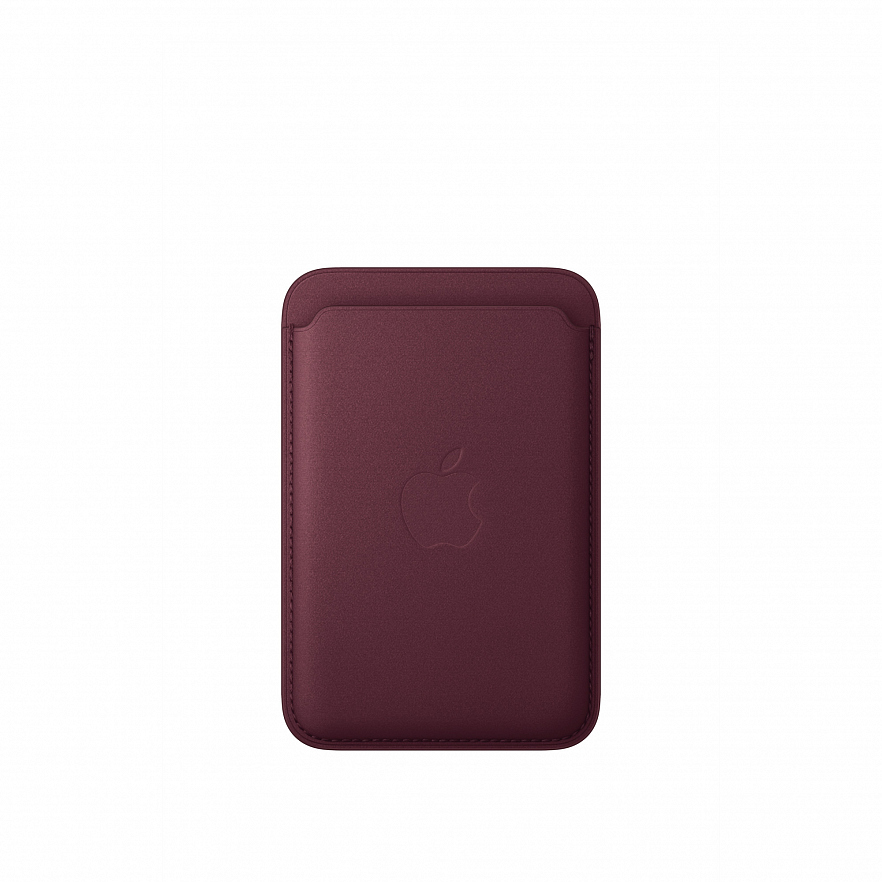 Магнитный картхолдер Apple для iPhone FineWoven Wallet (Burgundy)