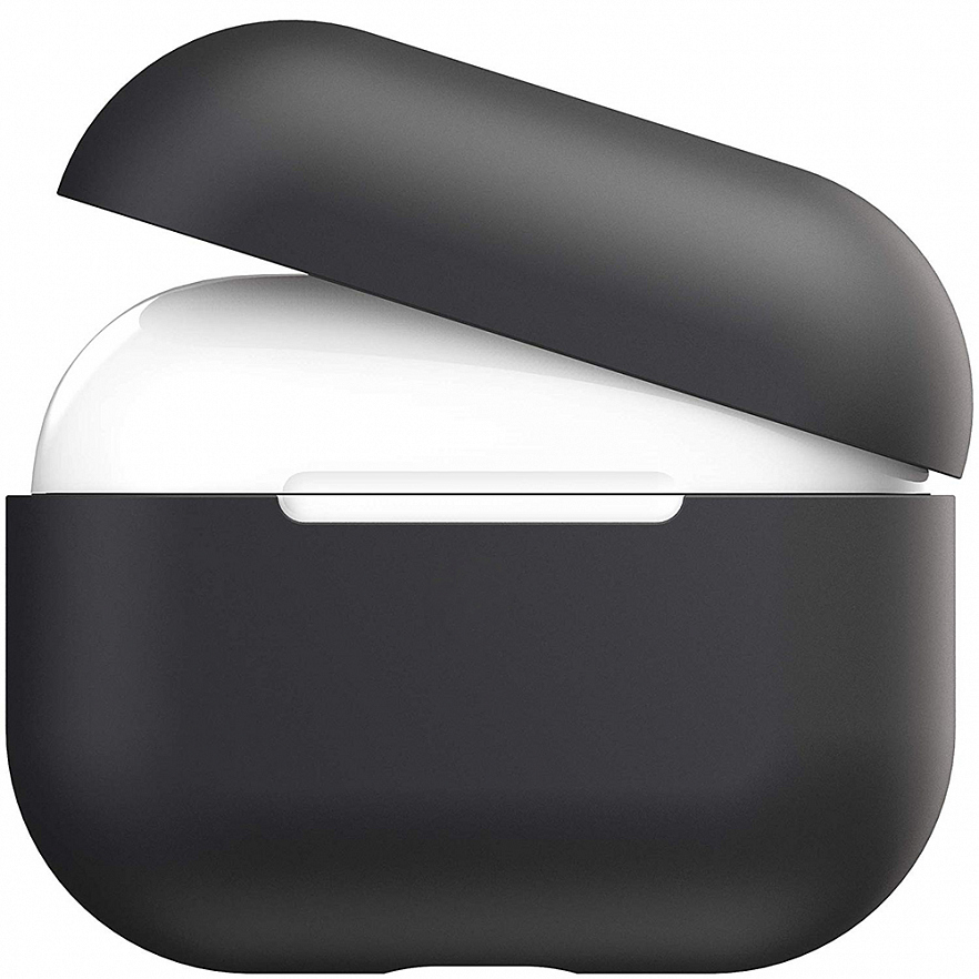 Чехол Royal Double Silicone Case для AirPods Pro чёрный