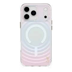 Чехол Uniq COEHL IML для iPhone 17 Pro Max с MagSafe серебристый