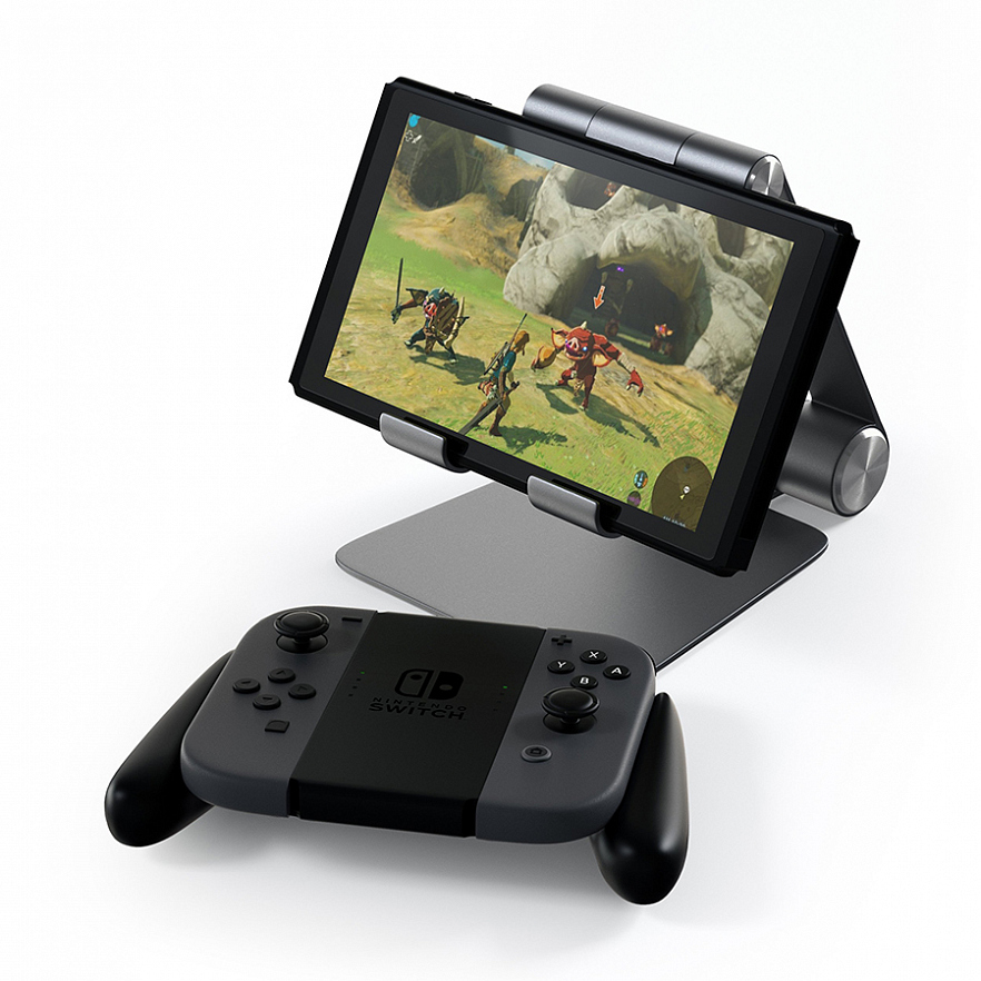Подставка Satechi R1 Aluminum Hinge Holder Foldable Stand для iPad серый космос (ST-R1M)
