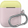 Чехол LAB.C Silicone Capsule 2in1 для Airpods розовый Baby Pink (лимонная Lemon/белая крышки)