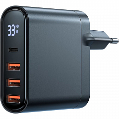 Сетевое зарядное устройство Mcdodo 1 x USB-С / З x USB-A 33W чёрное (CH-2250)