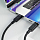 Кабель Acefast C5-11 USB-C to 2 x USB-C 100W Charging Data Cable (1,2 метра) чёрный (AF-C5-11-BK)