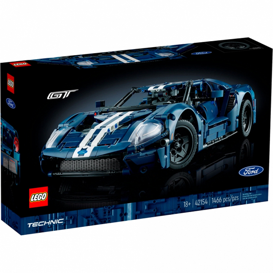 Конструктор LEGO Technic 42154 Форд ГТ 2022, 1466 деталей