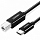 Кабель Ugreen US241 (50446) USB-C to USB Type-B Print Cable (2 метра) для подключения принтера чёрный