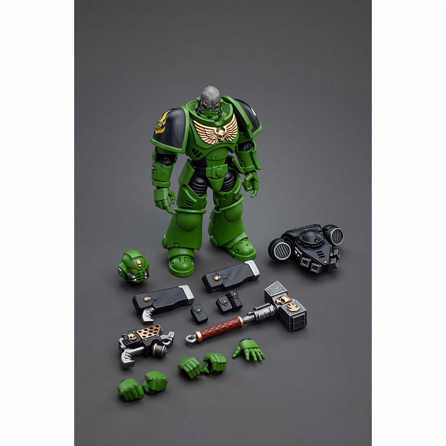 Фигурка Warhammer 40K Salamanders Assault Intercessors Sergeant Krajax 1:18