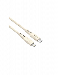Кабель intouch Type-C - Lightning 2 метра белый