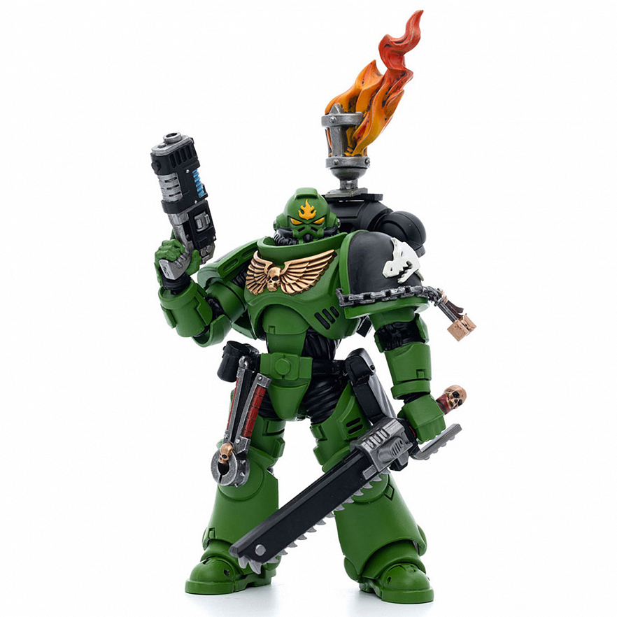 Фигурка Warhammer 40K Salamanders Intercessors Sergeant Tsek'gan 1:18