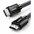 Кабель Ugreen HD135 (50562) 8K HDMI M/M Zinc+Nylon Round Cable (5 метров) чёрный