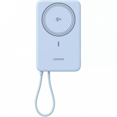 Внешний аккумулятор магнитный UGREEN PB570 (65839B) 30W - 10000mAh голубой