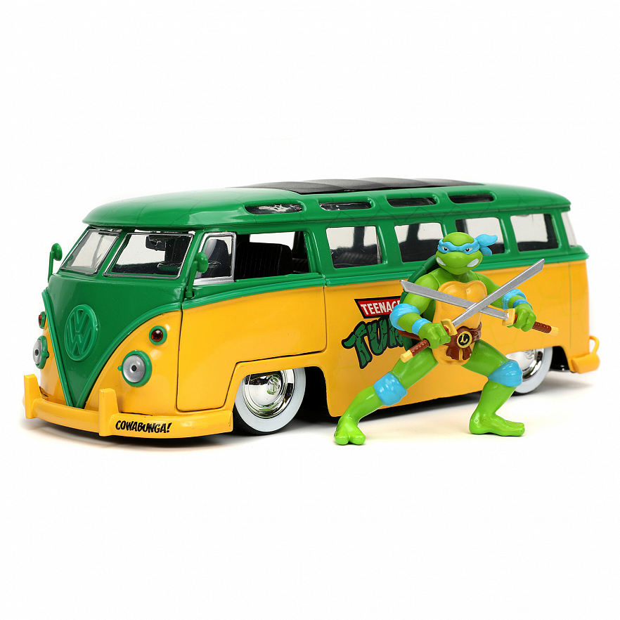 Набор Jada Toys Volkswagen Bus W/Leonardo Figure 1962
